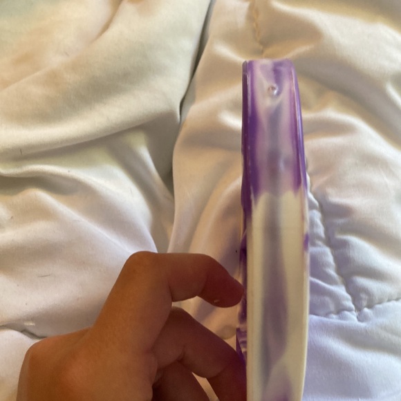 Purple And White Tie Dye Pop It Fidget Toy - Picture 3 of 5